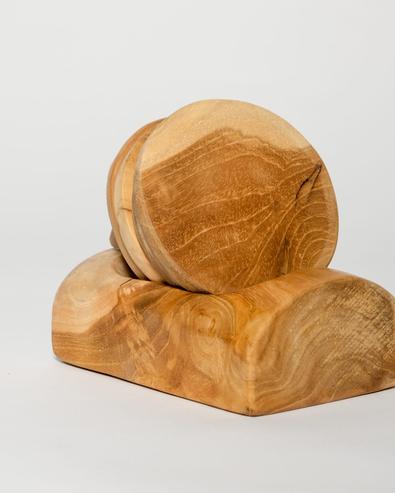 Teak Coaster Set