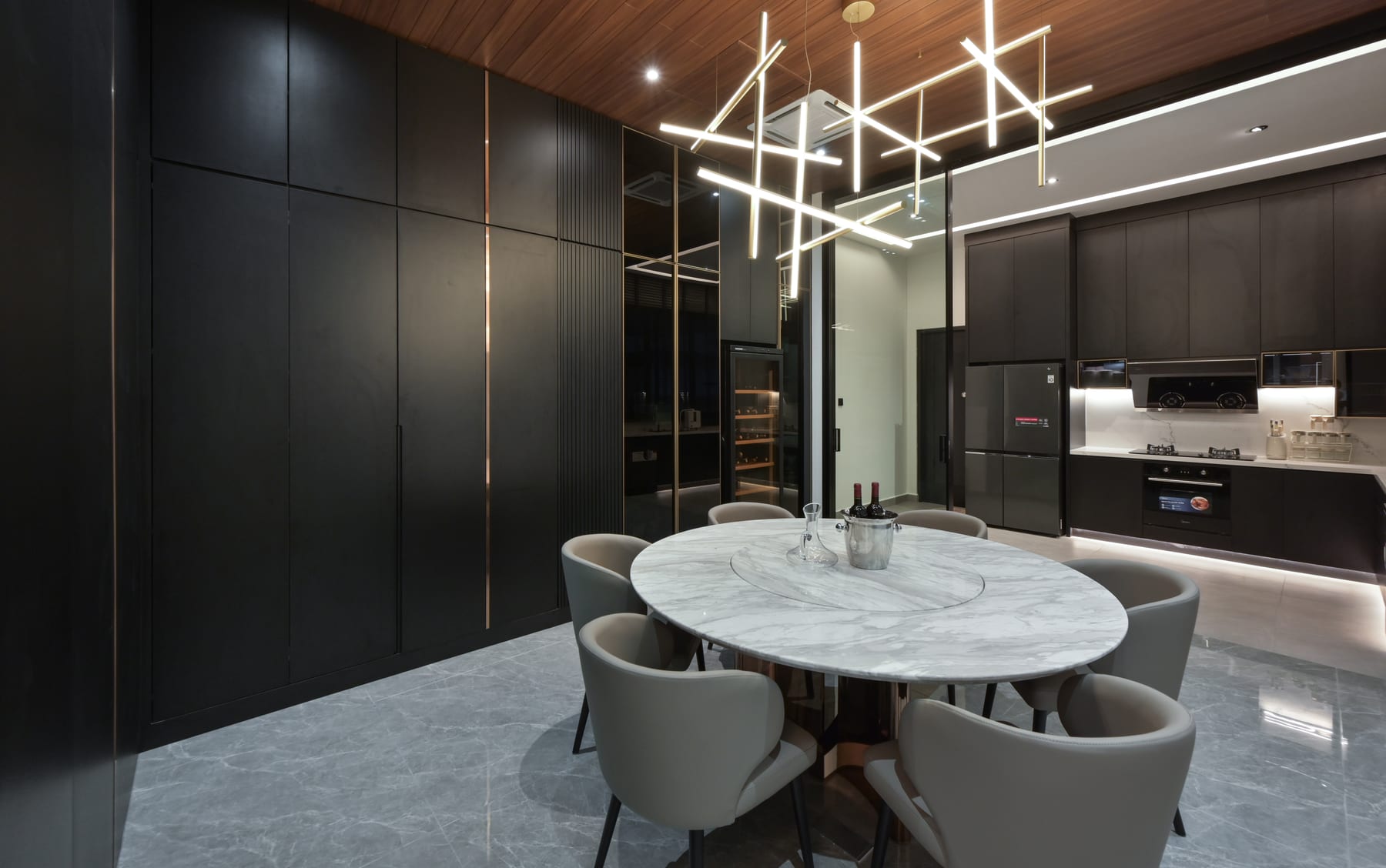 The Dark Dining Room