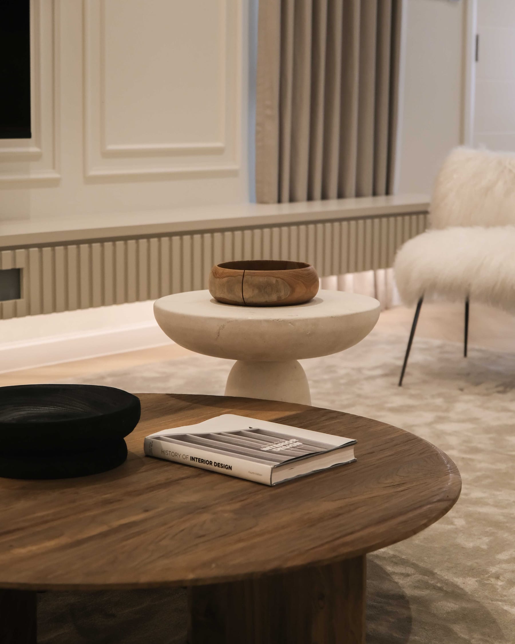 Round Solid Teak Dining Table
