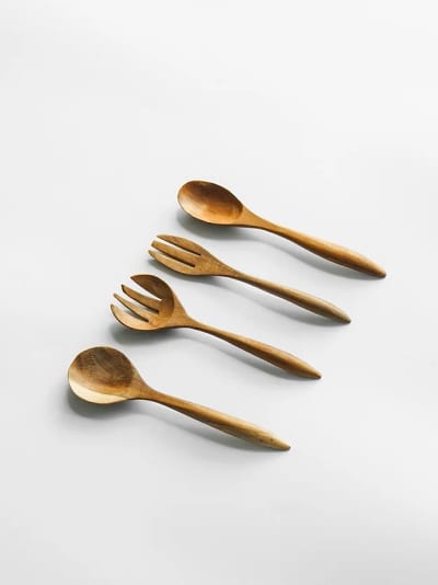 Teak Serving Set